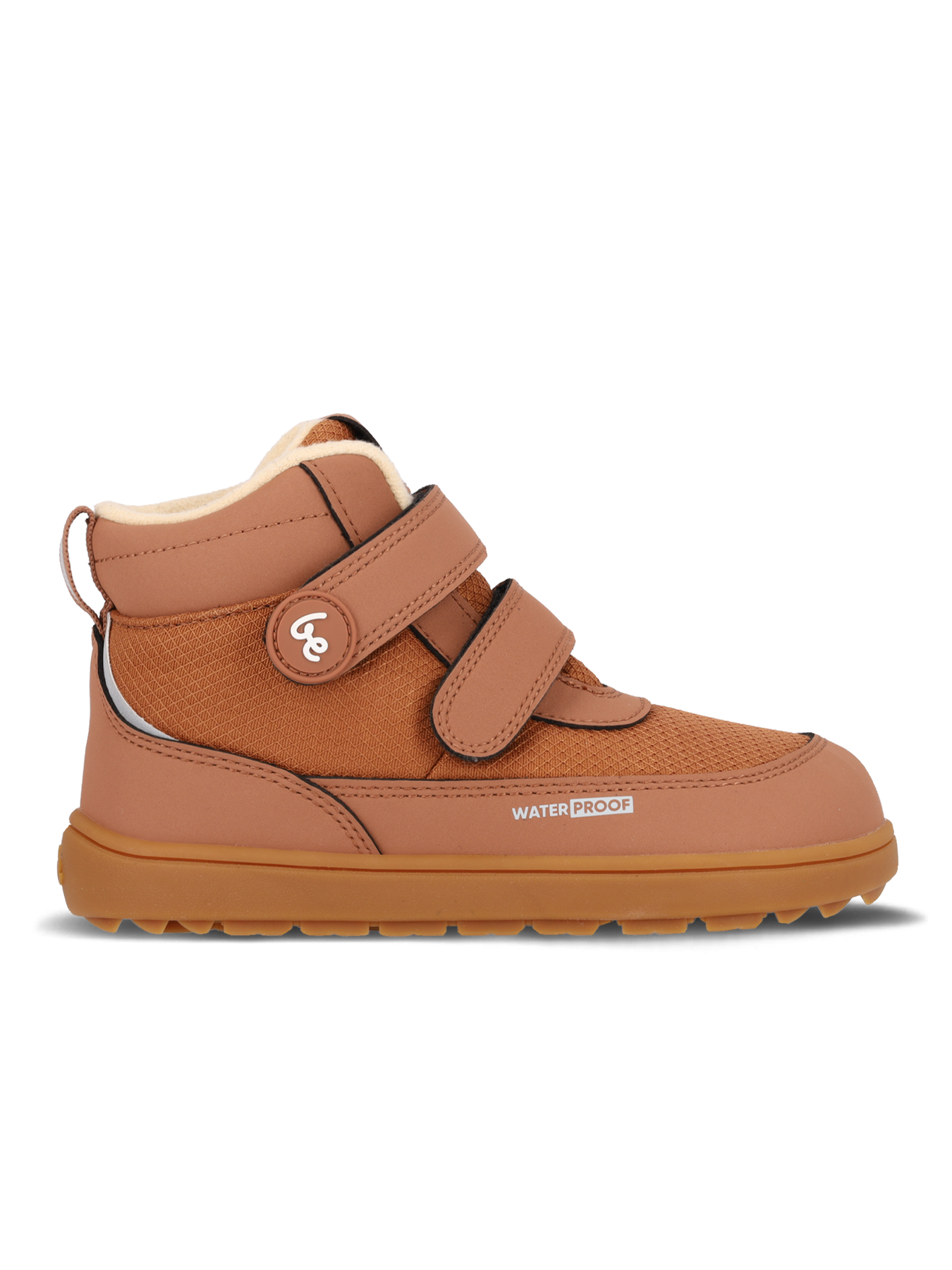 Kids winter barefoot boots Be Lenka Zippu Kids - All Brown