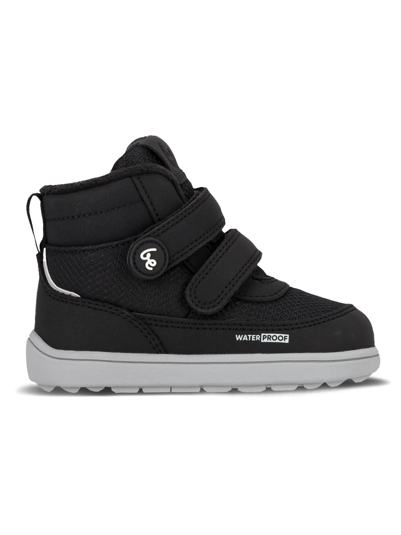 Kids winter barefoot boots Be Lenka Zippu Preschool - Black & Grey