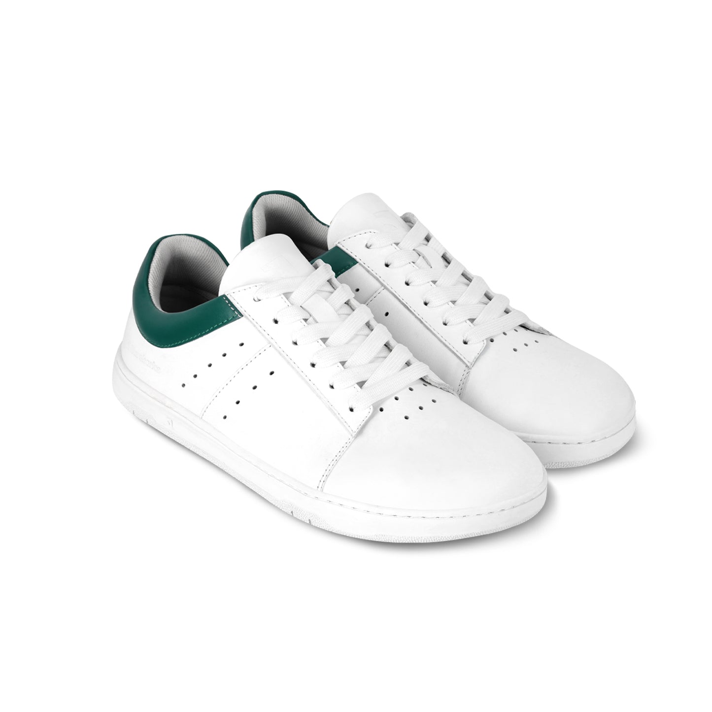 Barfuß-Sneaker Barebarics Enigma - Weiß & Dunkelgrün