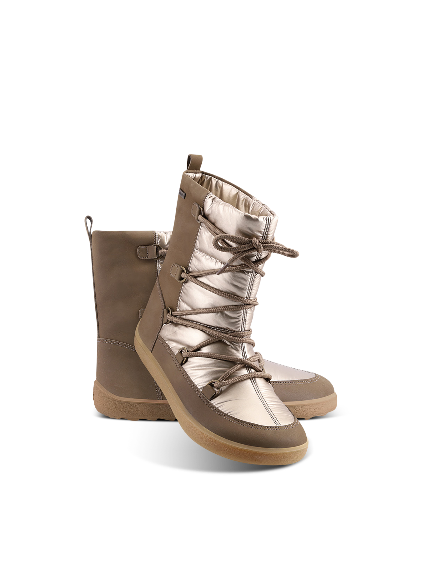 Winter-Barfußstiefel Be Lenka Snowfox Woman - Champagner & Braun