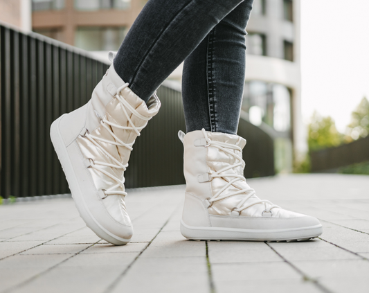 Winter-Barfußstiefel Be Lenka Snowfox Woman - Perlweiß