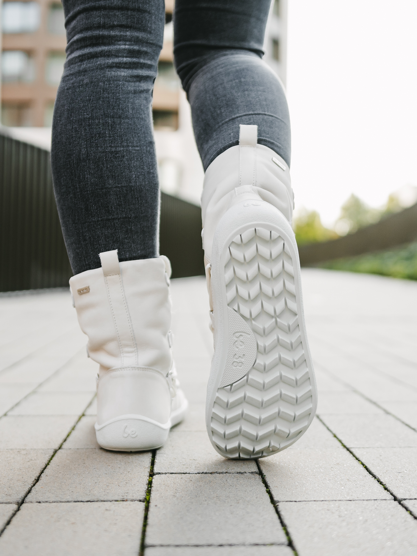 Winter-Barfußstiefel Be Lenka Snowfox Woman - Perlweiß