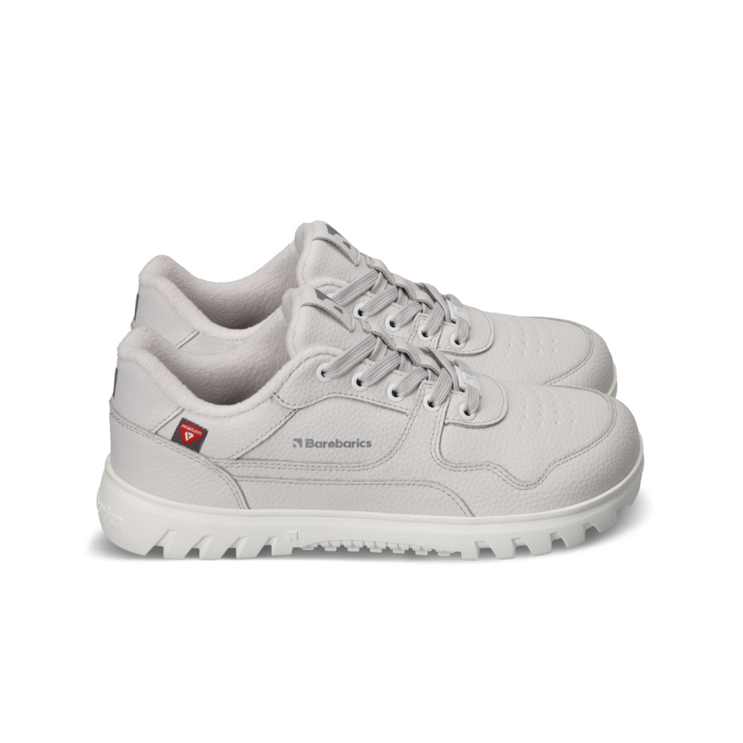 Barfuß-Sneaker Barebarics Zing Frost - Hellgrau & Weiß