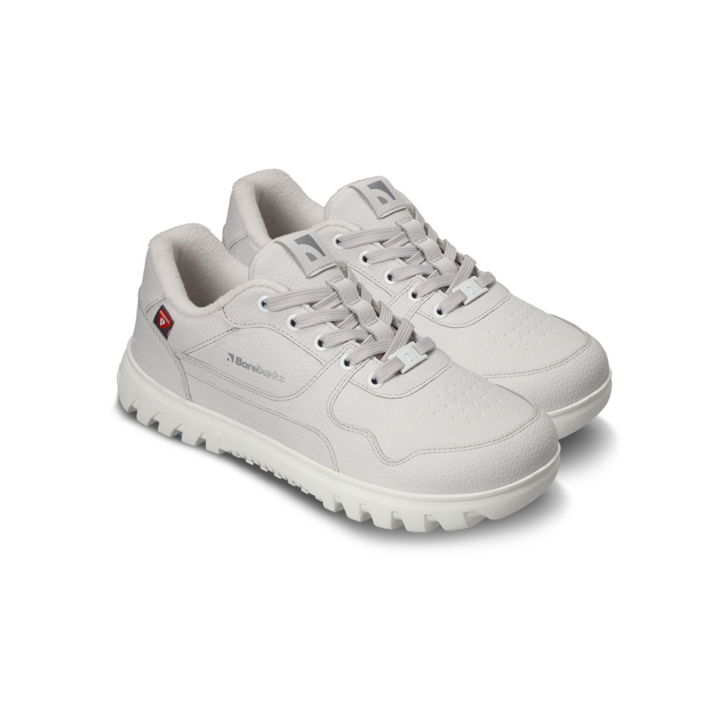 Barfuß-Sneaker Barebarics Zing Frost - Hellgrau & Weiß