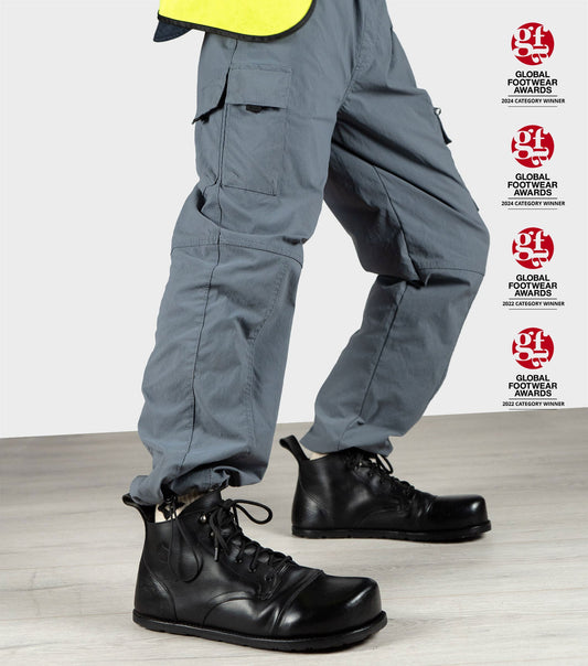 Barefoot Safety Carpenters boots by Gaucho Ninja Barefoot Work Boots