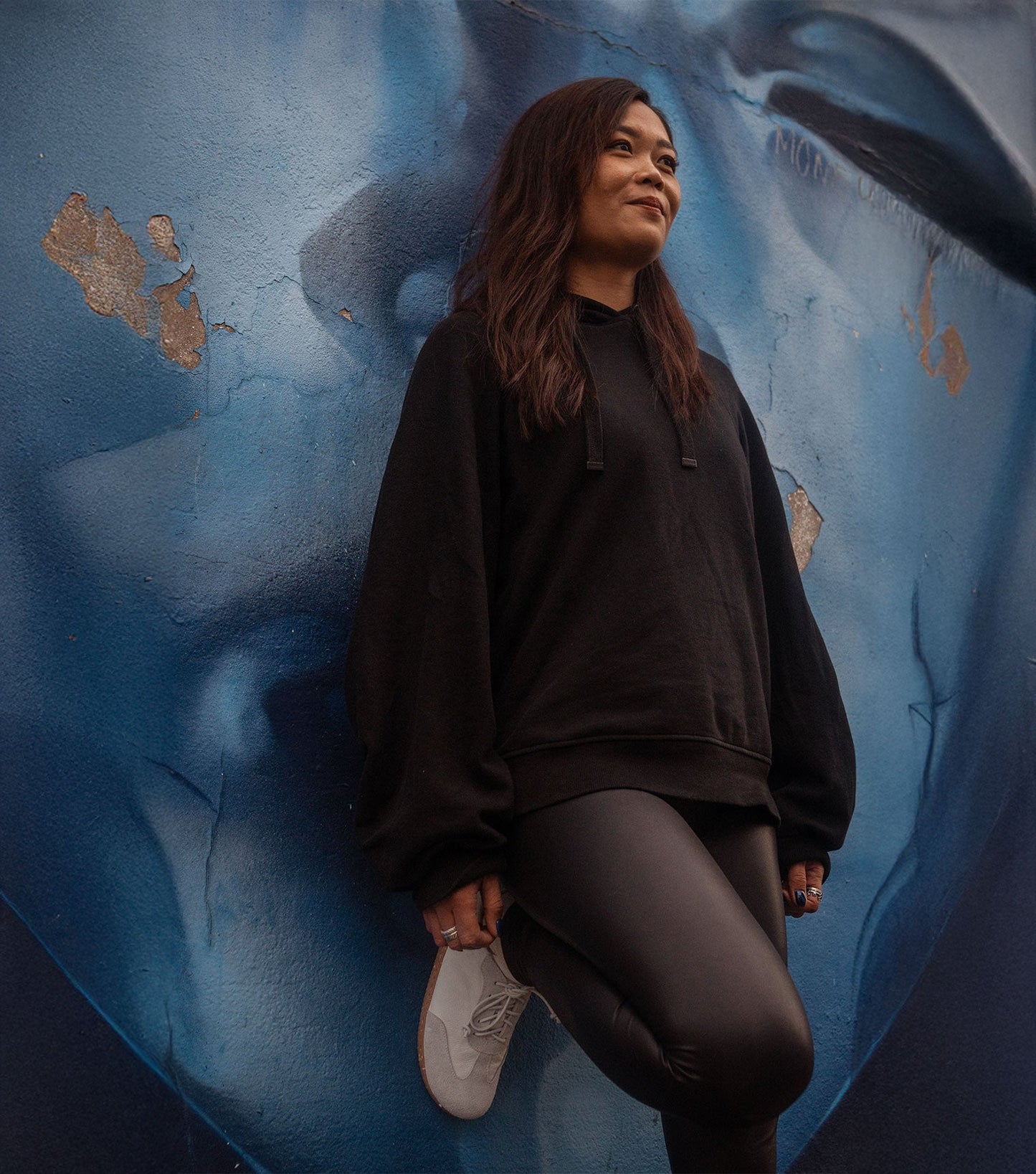 White Barefoot Retro Trainers White Sneakers by Gaucho Ninja with Martial Artist Randa Richards 