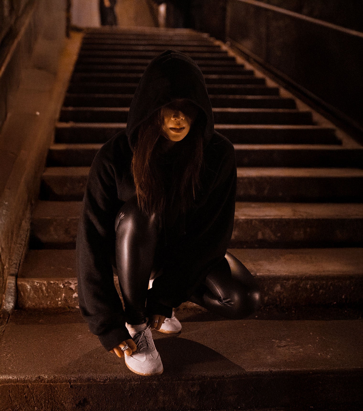 White Barefoot Retro Trainers White Sneakers by Gaucho Ninja with Martial Artist Randa Richards 