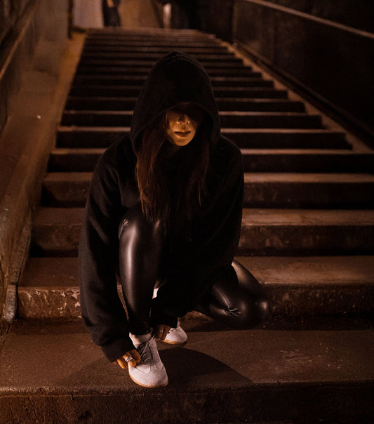 White Barefoot Retro Trainers White Sneakers by Gaucho Ninja with Martial Artist Randa Richards 