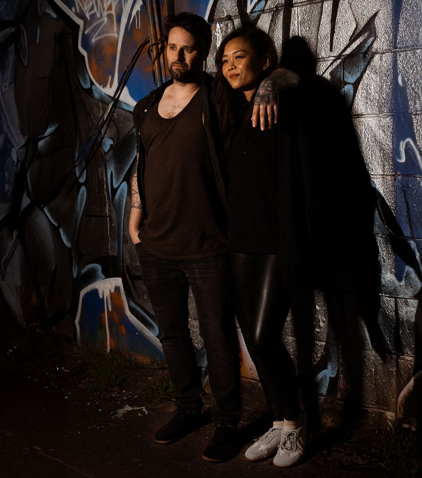 White Barefoot Retro Trainers White Sneakers by Gaucho Ninja with Martial Artist Randa Richards 