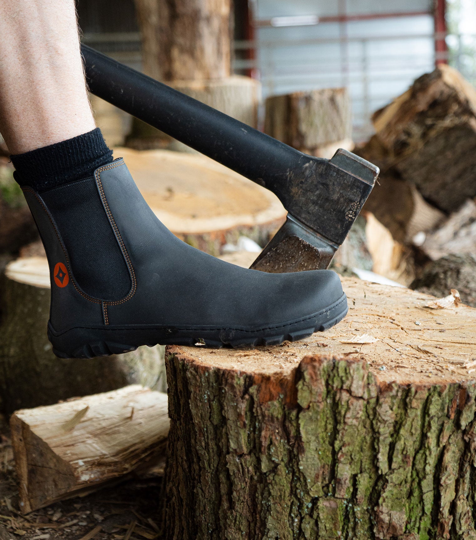 Barefoot Safety Chelsea Boots in Black microfiber Nobuk, CSA F2413-24 certification (pending)