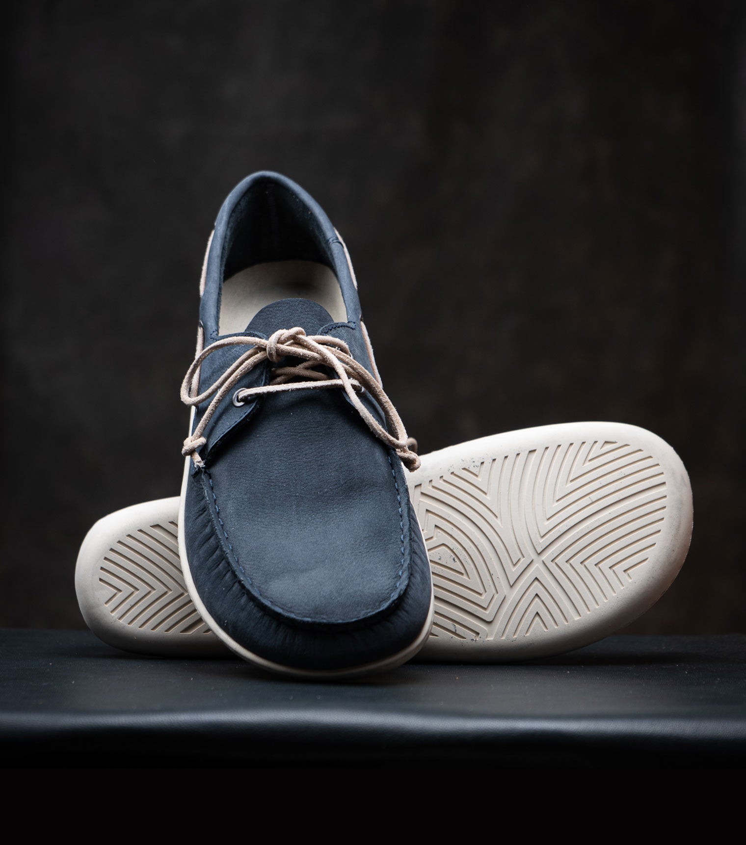 Navy Blue Barefoot Deck Shoes by Gaucho Ninja