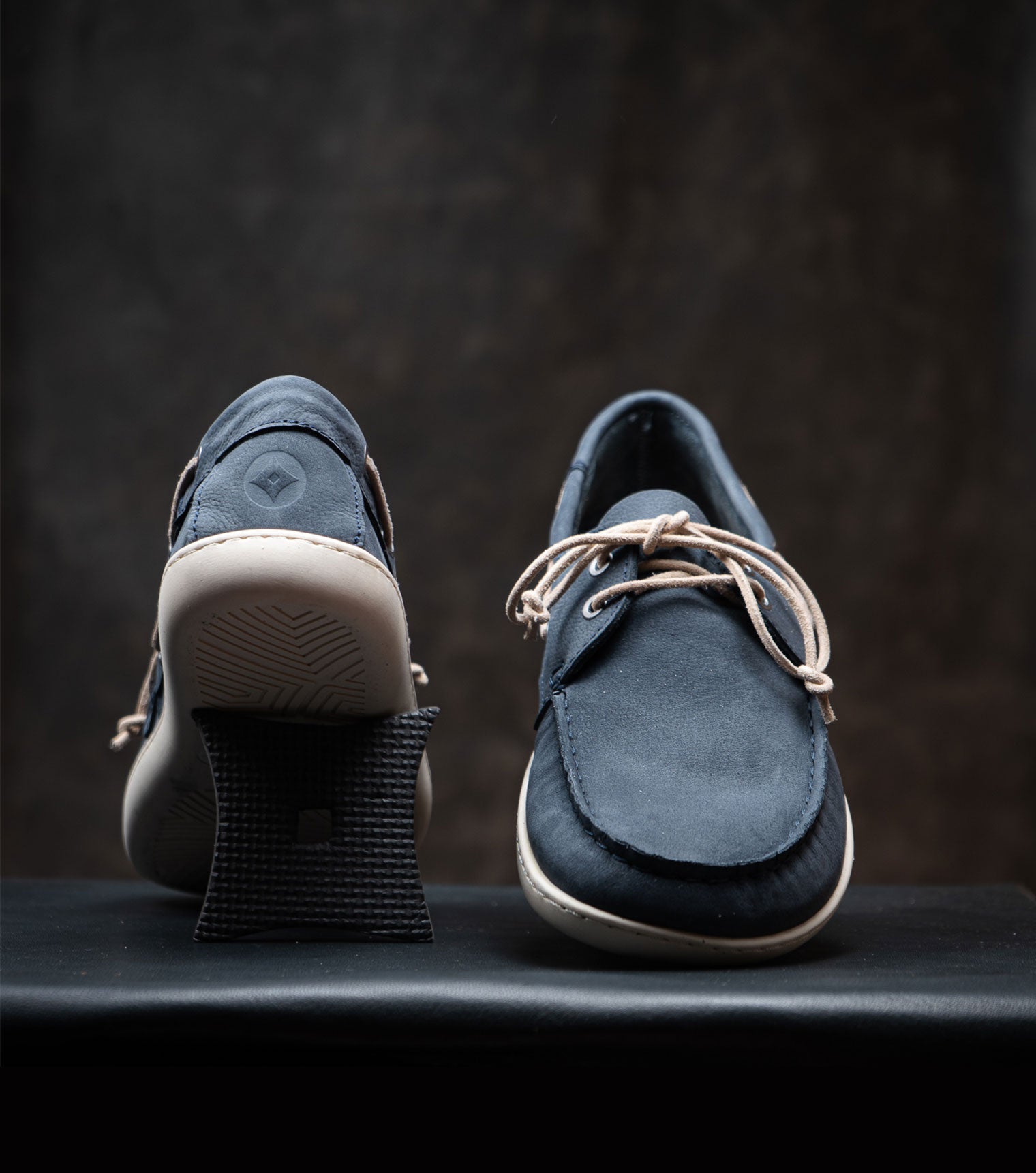 Navy Blue Barefoot Deck Shoes by Gaucho Ninja