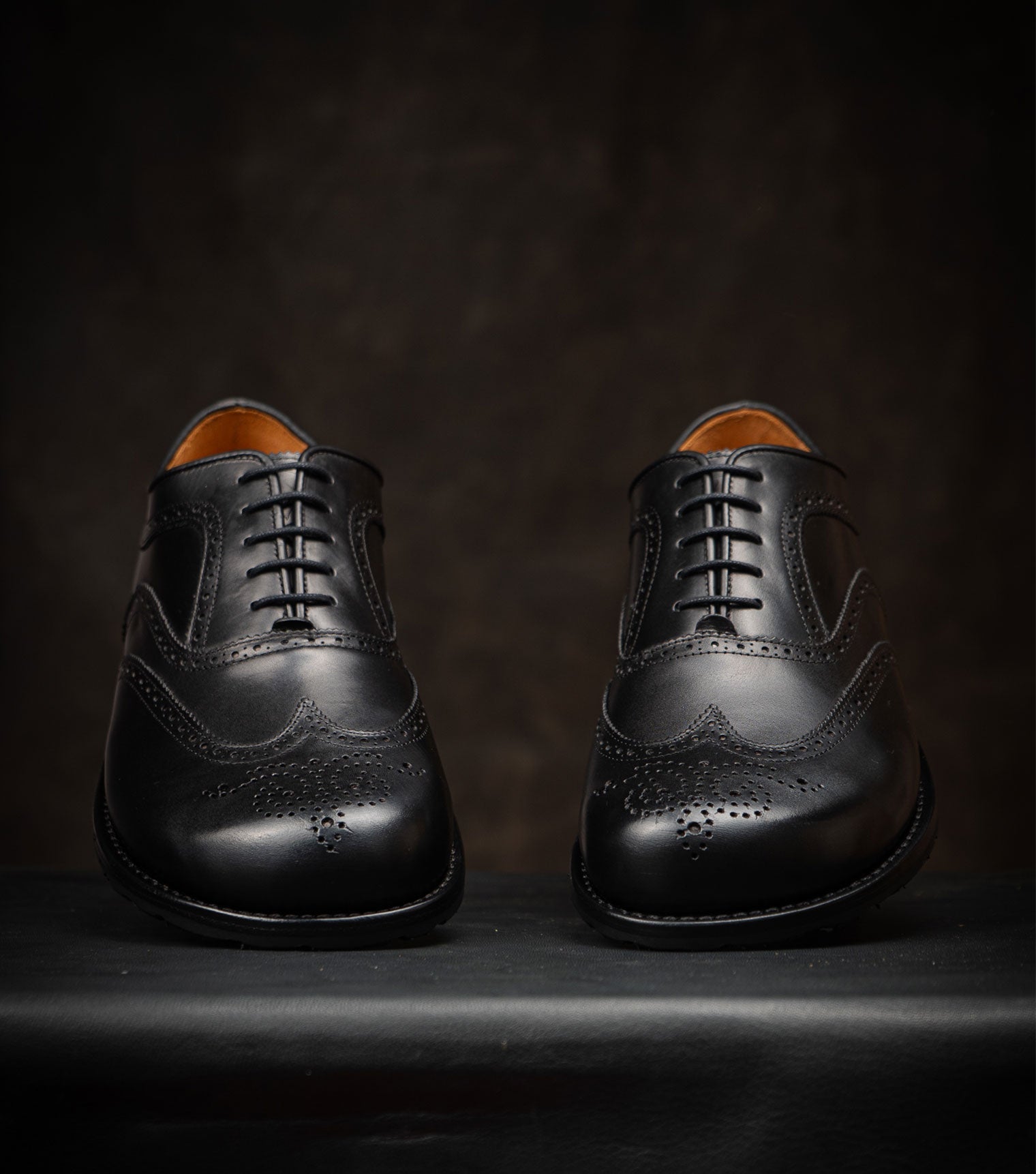 Goodyear Welted Barefoot Shoes Barefoot Brogue in Black Best Barefoot Dress Shoes