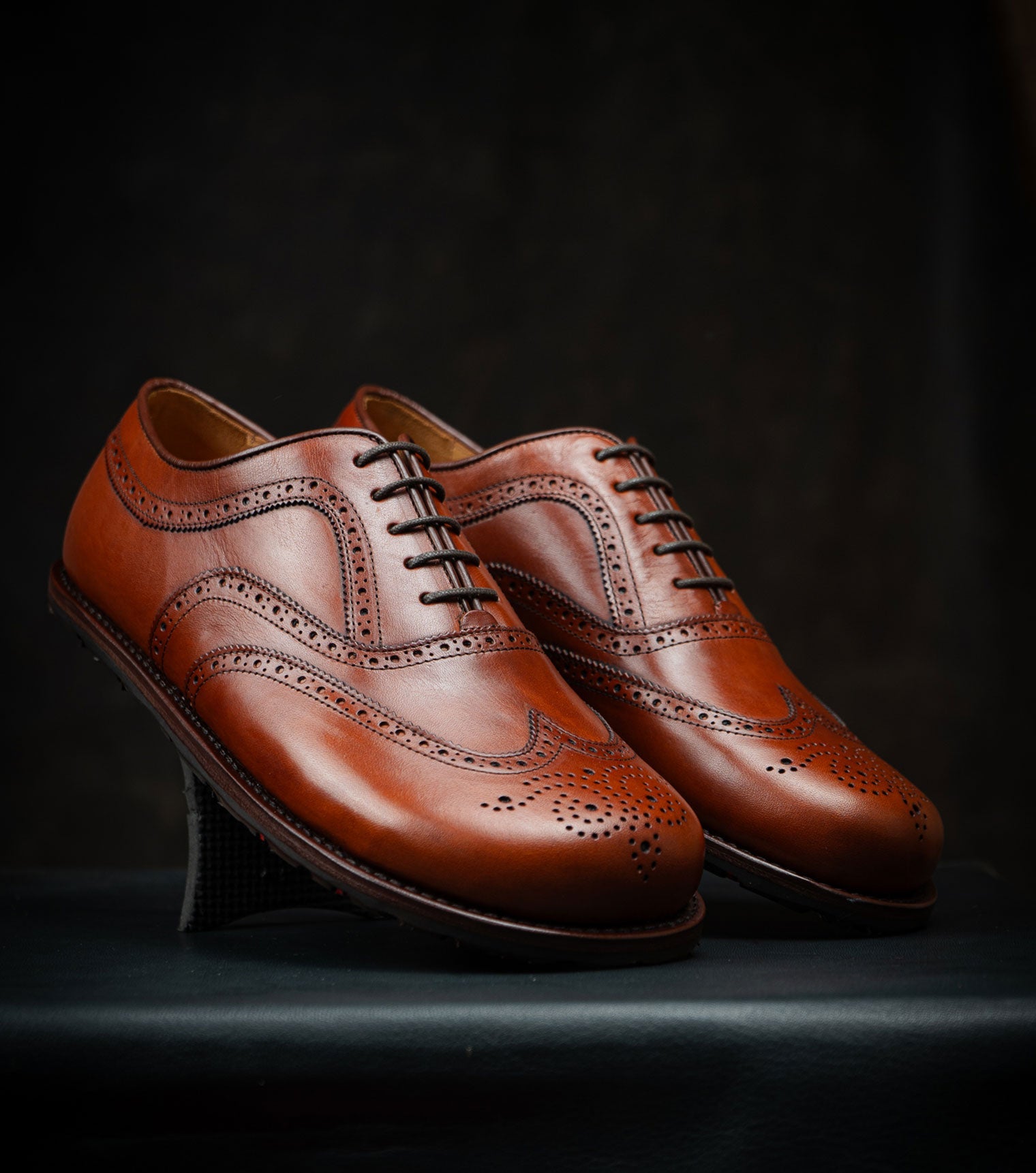 Goodyear Welted Barefoot Brogues by Gaucho Ninja Barefoot Wear Shoes dress shoes with wide toe box 
