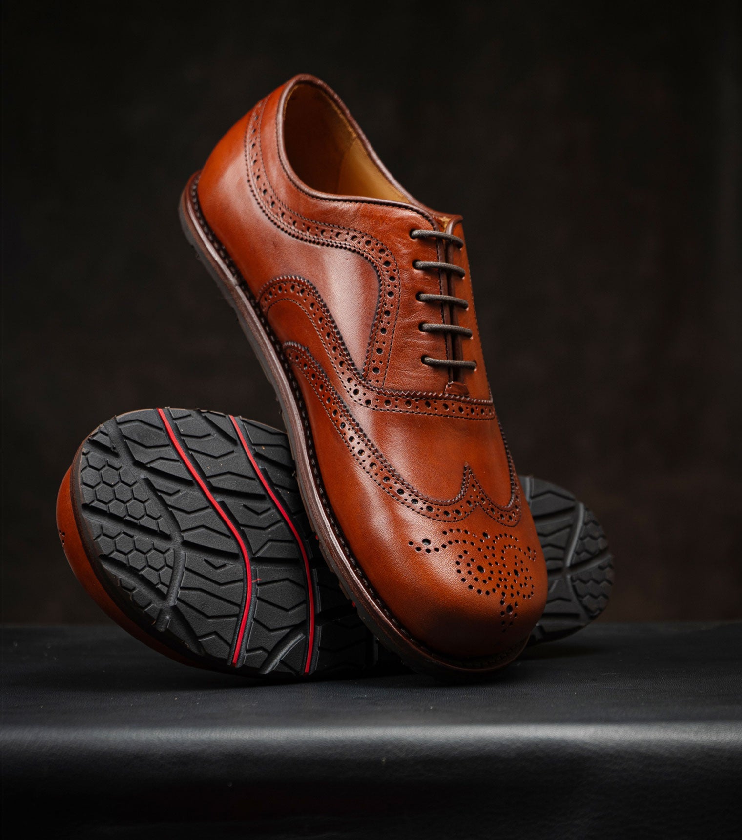 Goodyear Welted Barefoot Brogues by Gaucho Ninja Barefoot Wear Shoes dress shoes with wide toe box 