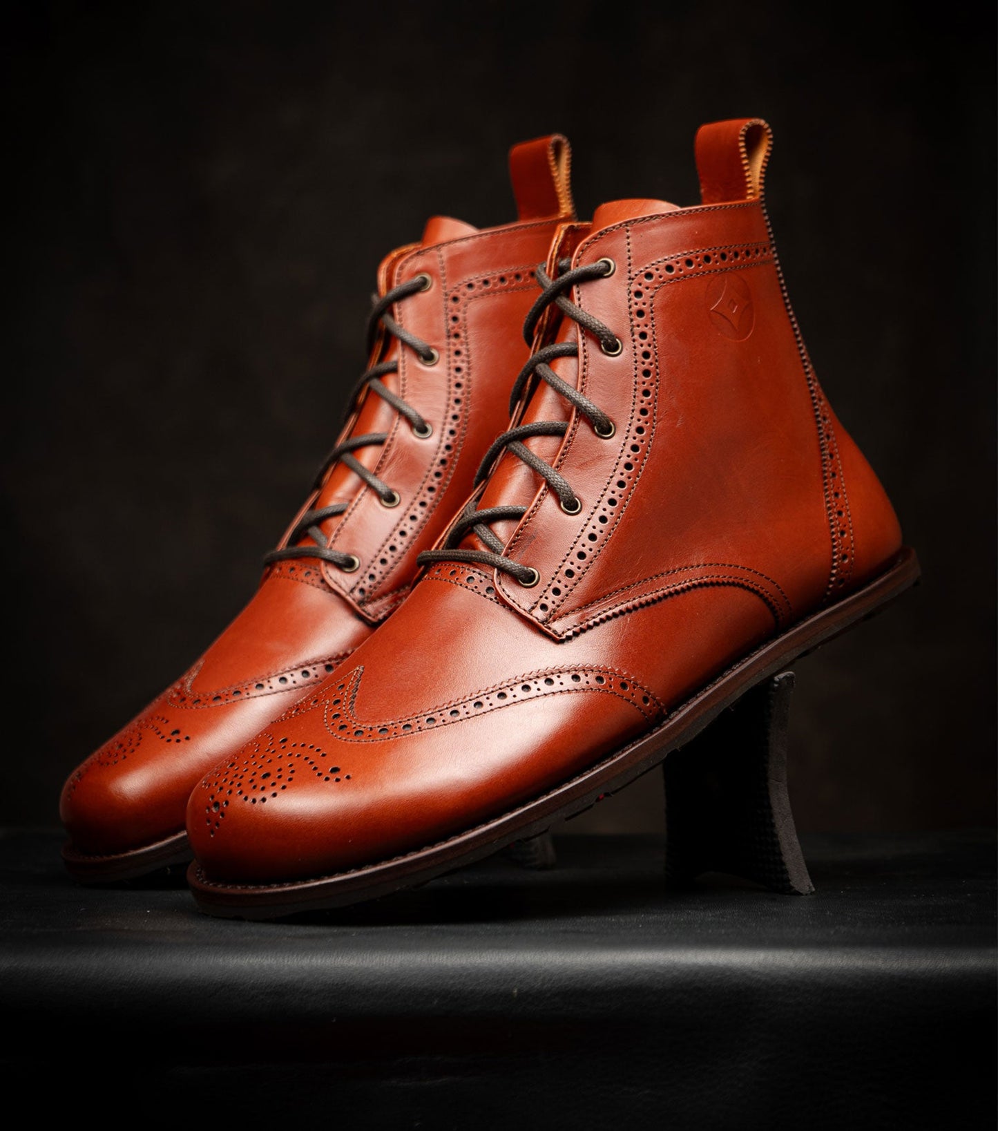 Goodyear Welted Barefoot Chukka Brogue Boots