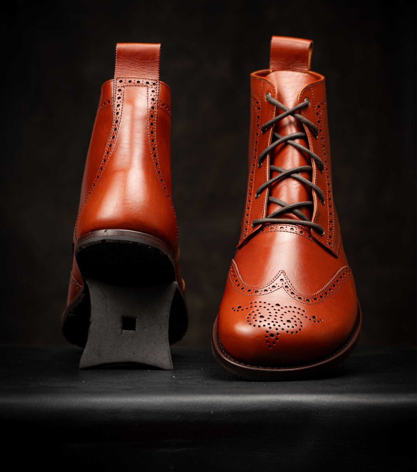 Goodyear Welted Barefoot Chukka Brogue Boots