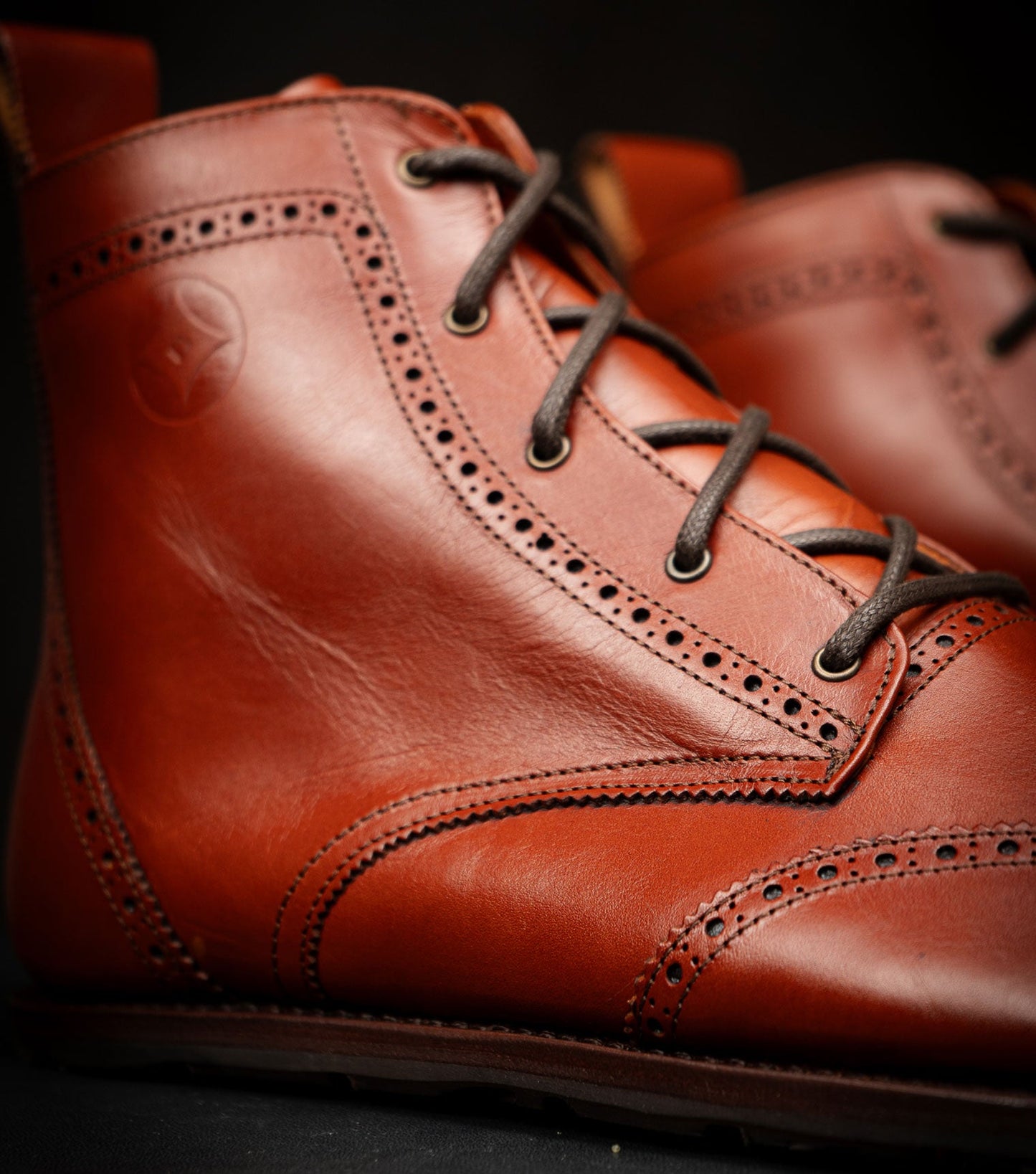 Goodyear Welted Barefoot Chukka Brogue Boots