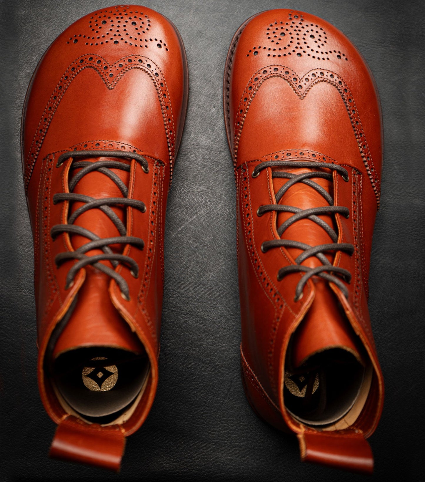 Goodyear Welted Barefoot Chukka Brogue Boots