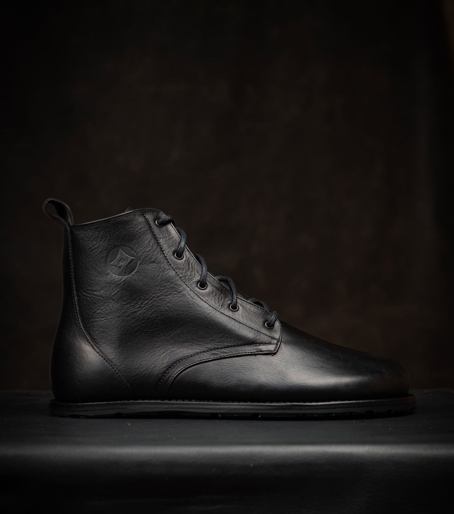 Goodyear Welted Barefoot Chukka Boots in Black by Gaucho Ninja Extra Wide Barefoot Wear Shoes dress shoes with wide toe box 
