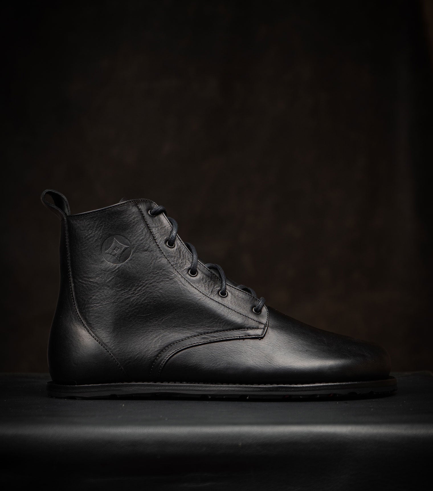 Goodyear Welted Barefoot Chukka Boots in Black by Gaucho Ninja Extra Wide Barefoot Wear Shoes dress shoes with wide toe box 