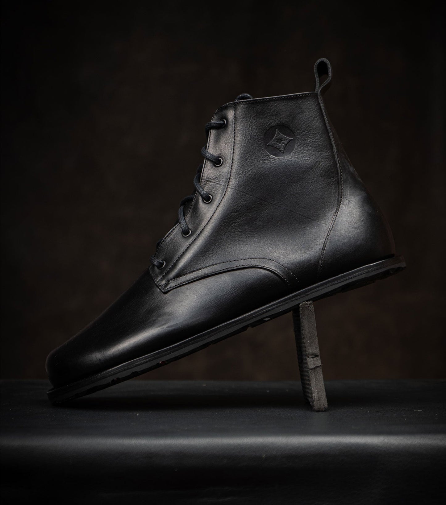 Goodyear Welted Barefoot Chukka Boots in Black by Gaucho Ninja Extra Wide Barefoot Wear Shoes dress shoes with wide toe box 