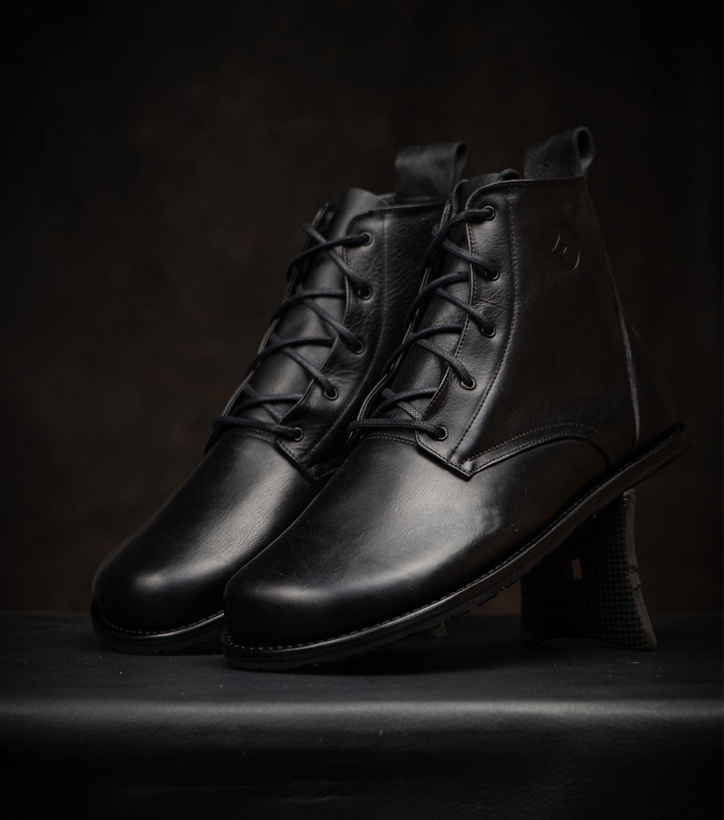 Goodyear Welted Barefoot Chukka Boots in Black by Gaucho Ninja Extra Wide Barefoot Wear Shoes dress shoes with wide toe box 
