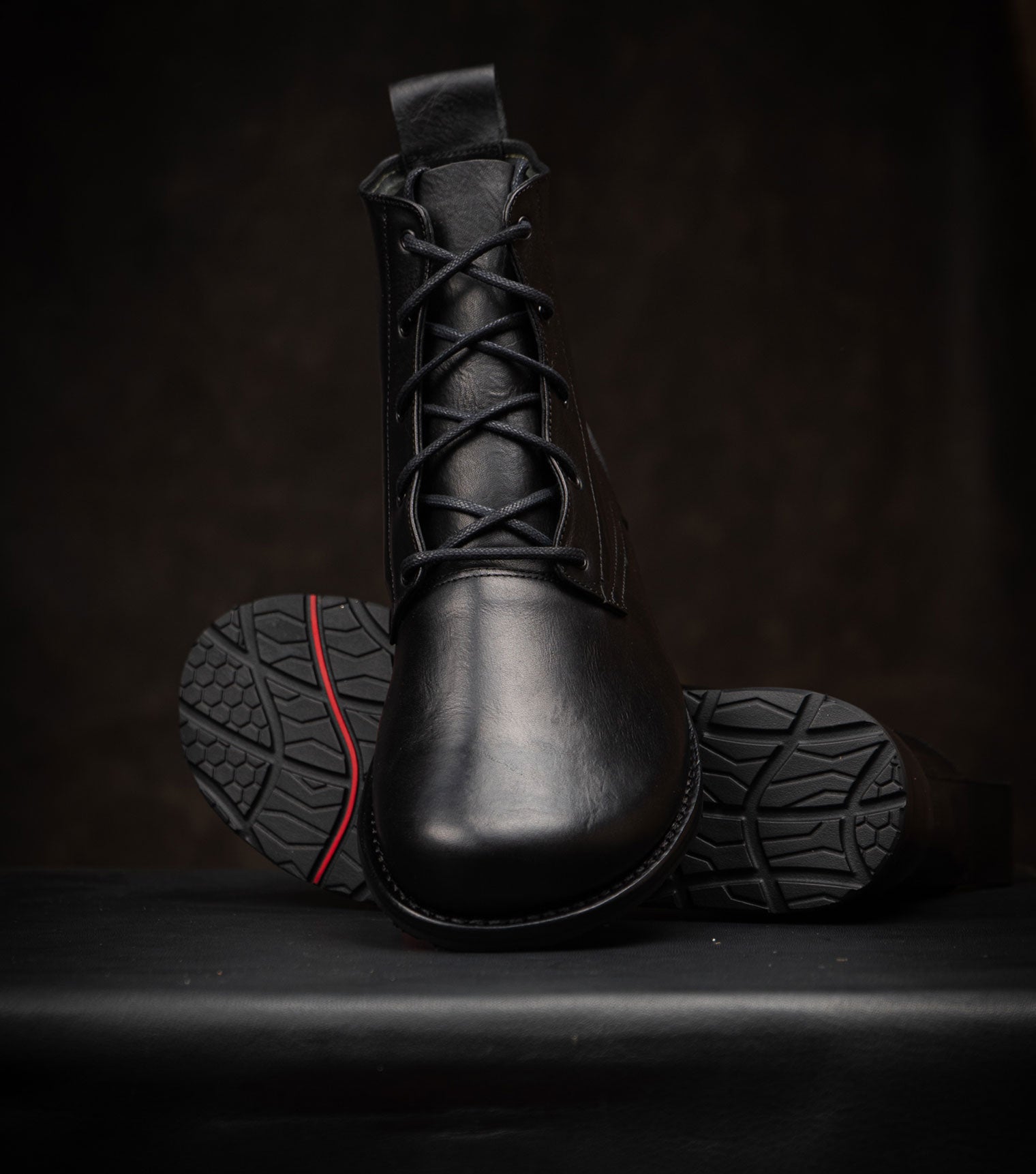 Goodyear Welted Barefoot Chukka Boots in Black by Gaucho Ninja Extra Wide Barefoot Wear Shoes dress shoes with wide toe box 