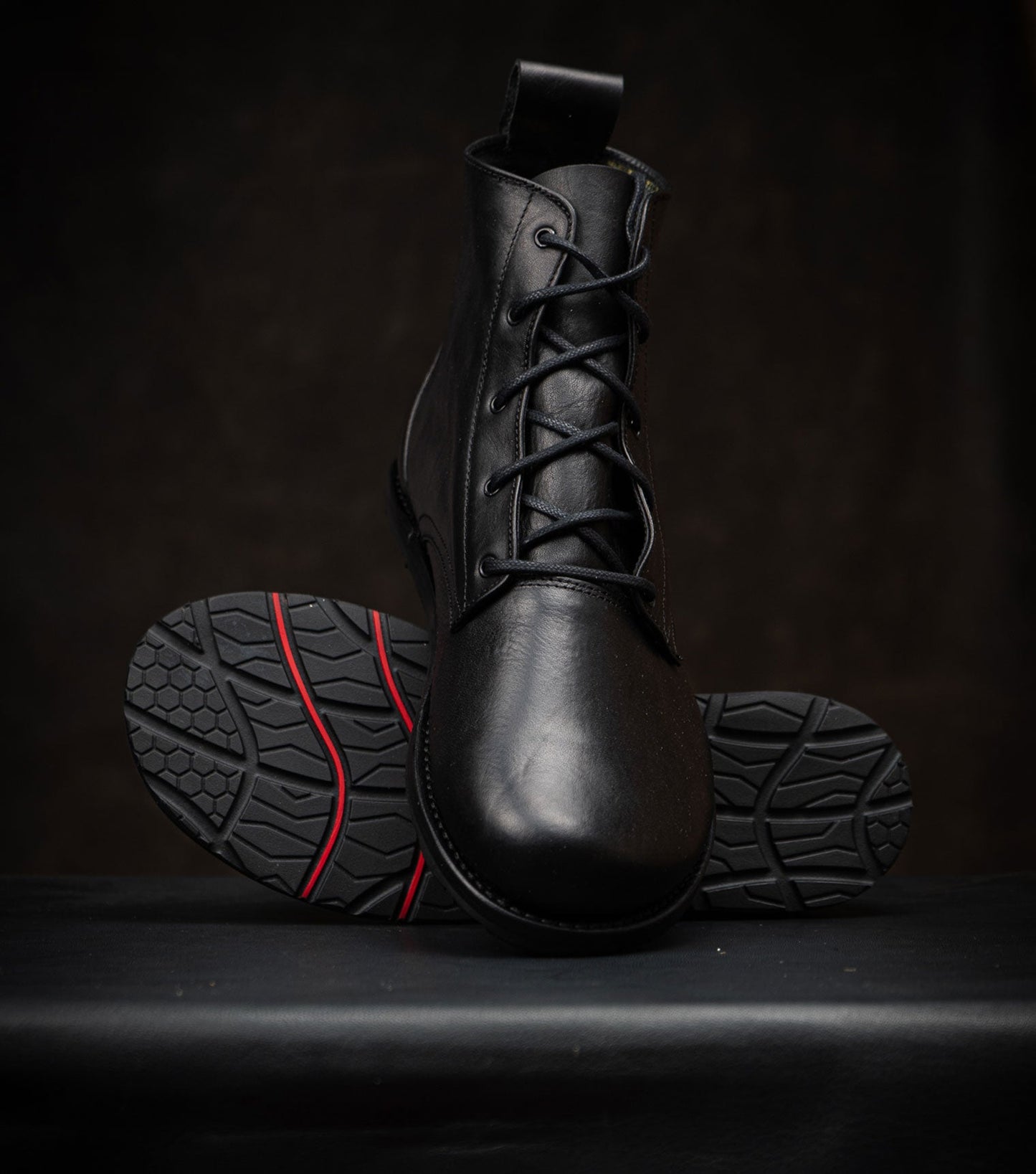 Goodyear Welted Barefoot Chukka Boots in Black by Gaucho Ninja Wide Barefoot Wear Shoes dress shoes with wide toe box 