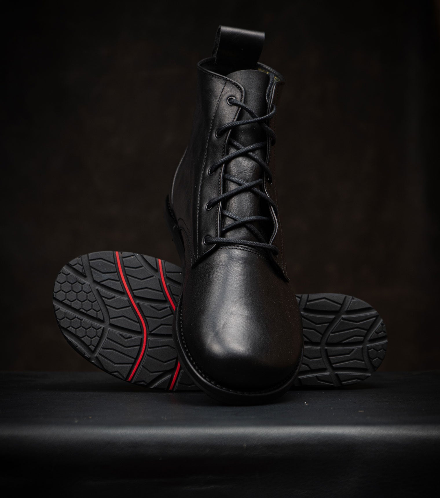 Goodyear Welted Barefoot Chukka Boots in Black by Gaucho Ninja Wide Barefoot Wear Shoes dress shoes with wide toe box 