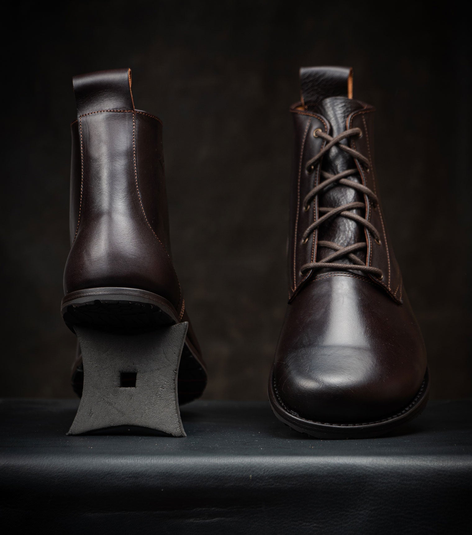 Goodyear Welted Barefoot Chukka Boots in Brown by Gaucho Ninja Extra Wide Barefoot Wear Shoes dress shoes with wide toe box 