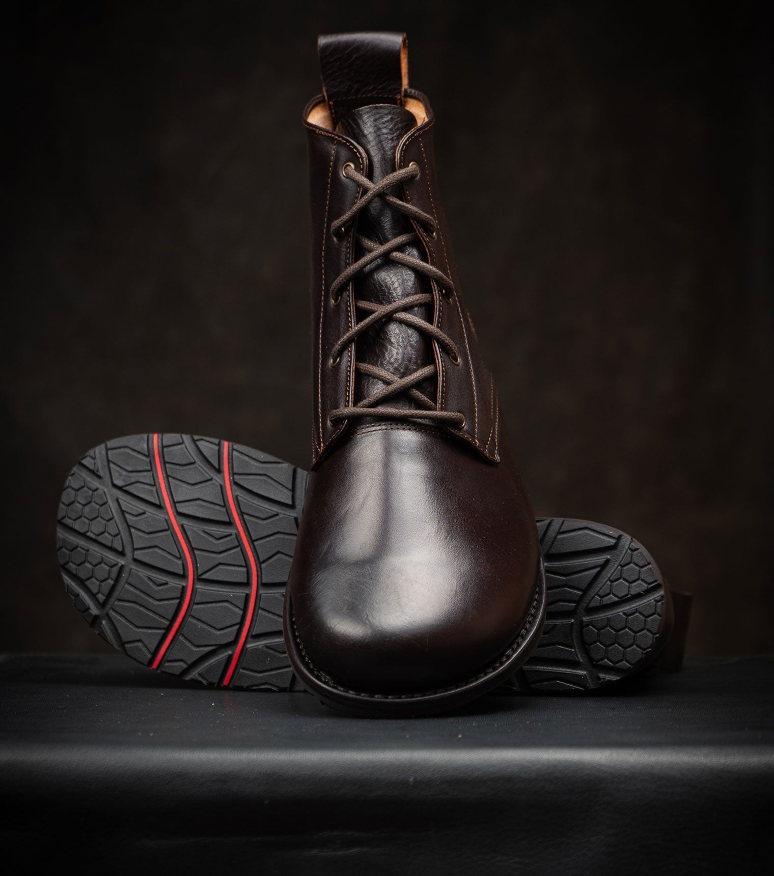 Goodyear Welted Barefoot Chukka Boots in Brown by Gaucho Ninja Extra Wide Barefoot Wear Shoes dress shoes with wide toe box 