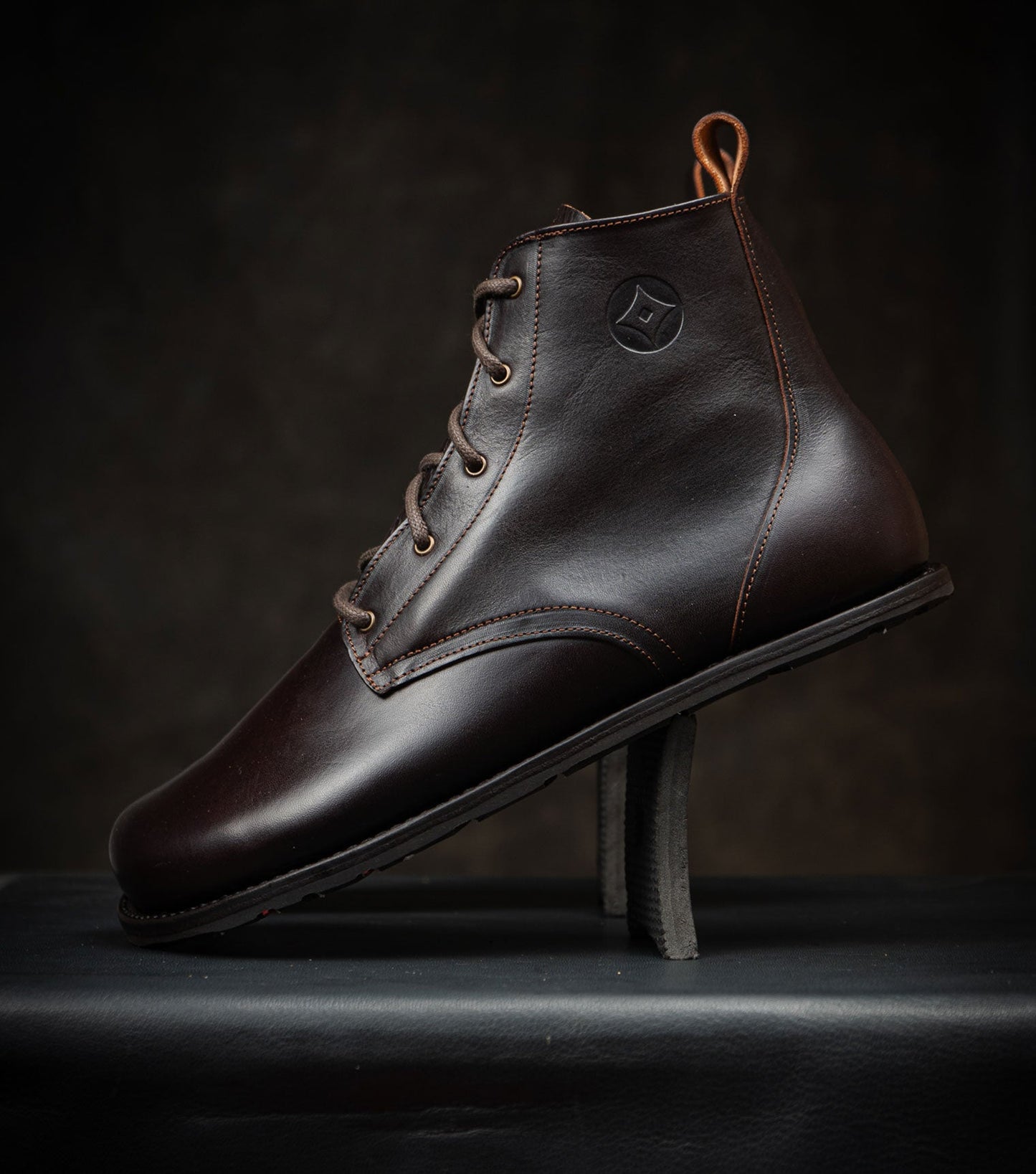 Goodyear Welted Barefoot Chukka Boots in Brown by Gaucho Ninja Extra Wide Barefoot Wear Shoes dress shoes with wide toe box 