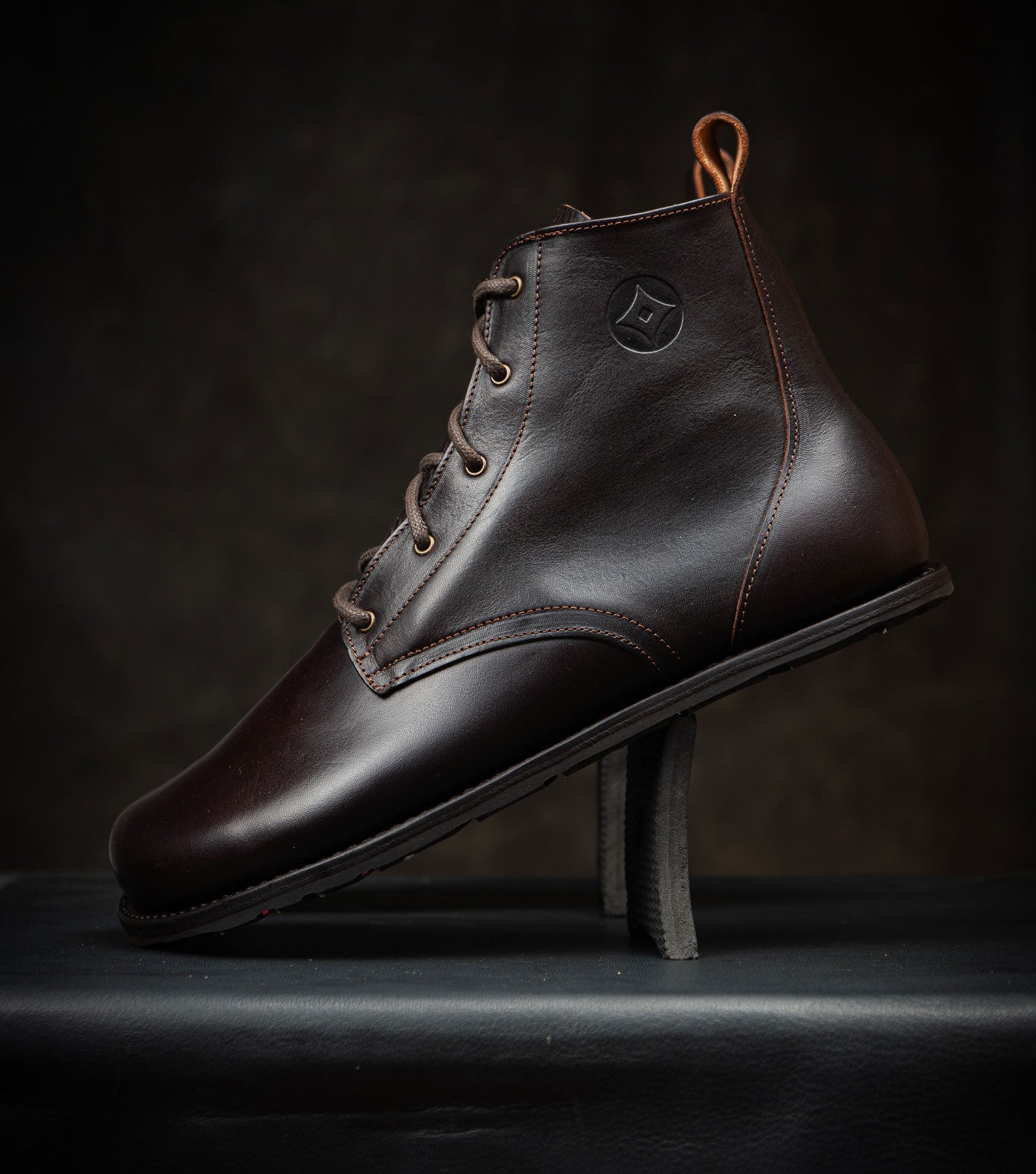 Goodyear Welted Barefoot Chukka Boots in Brown by Gaucho Ninja Extra Wide Barefoot Wear Shoes dress shoes with wide toe box 
