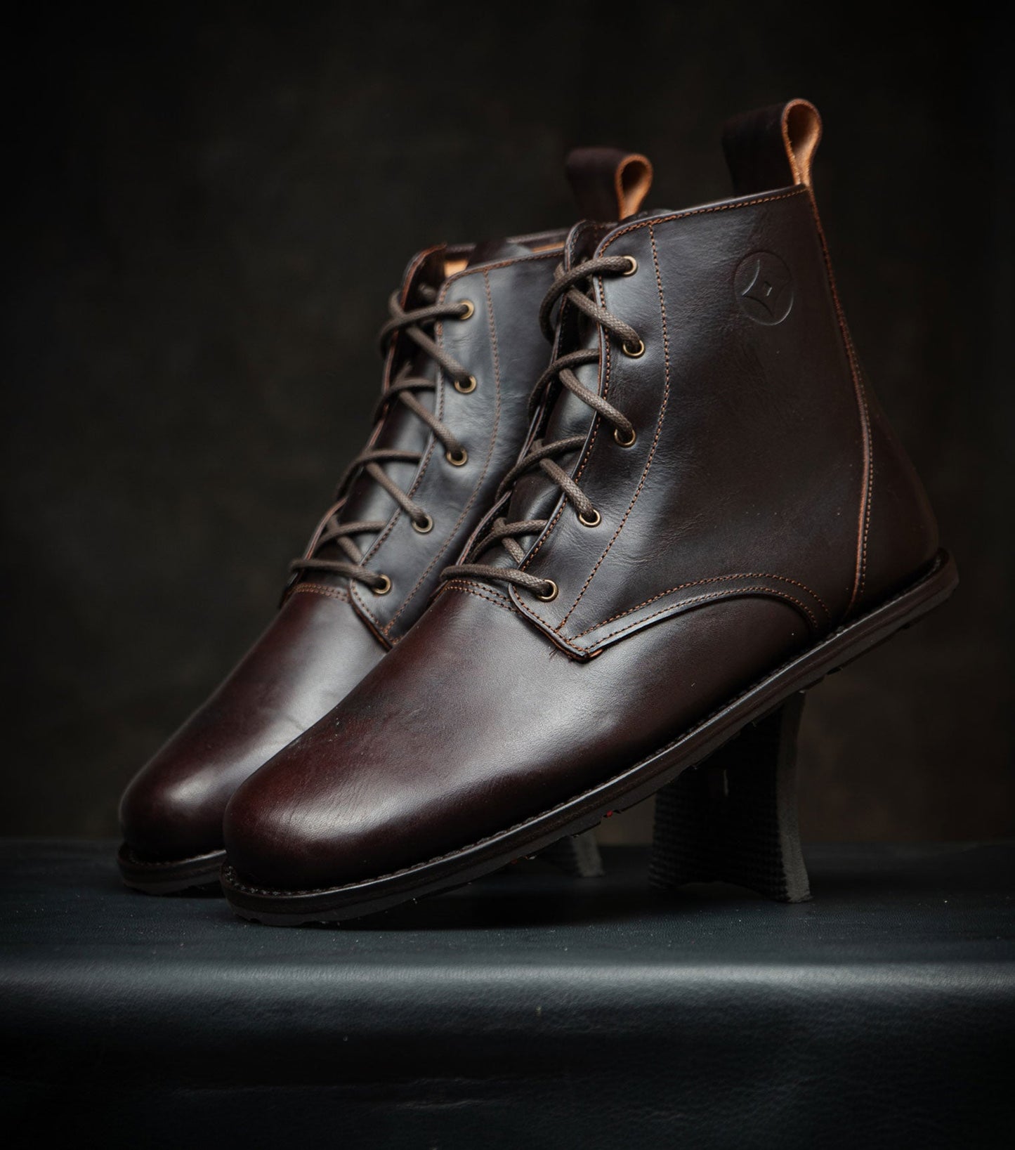 Goodyear Welted Barefoot Chukka Boots in Brown by Gaucho Ninja Wide Barefoot Wear Shoes dress shoes with wide toe box 