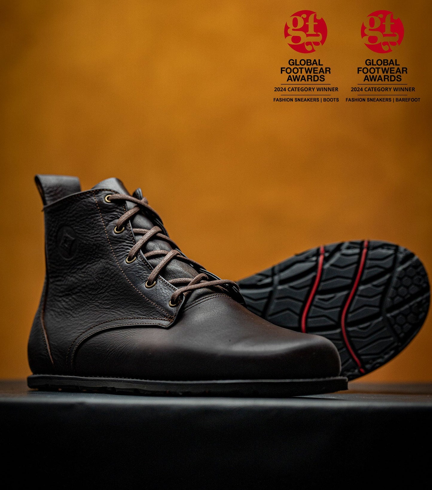 Goodyear Welted Barefoot Chukka Boots in Brown by Gaucho Ninja Wide Barefoot Wear Shoes dress shoes with wide toe box 