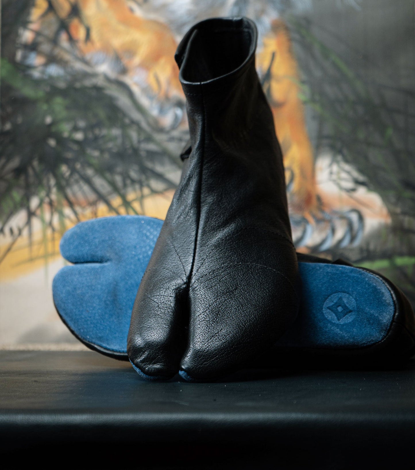 Ninja Soft Leather Indoor Tabi Boots by Gaucho Ninja Handmade Barefoot Shoes