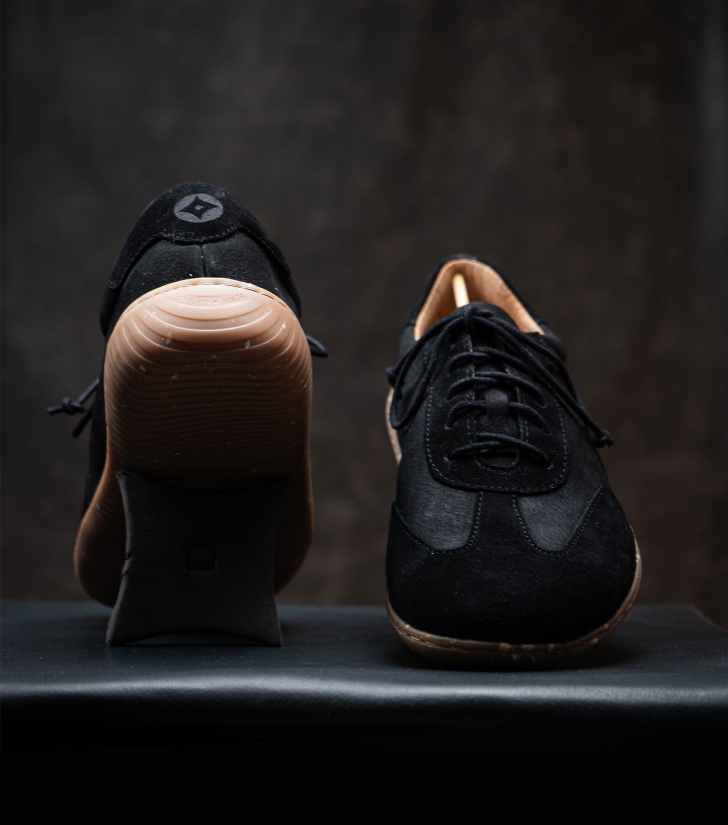 Barefoot Retro Trainers by Gaucho Ninja | Black Trainers
