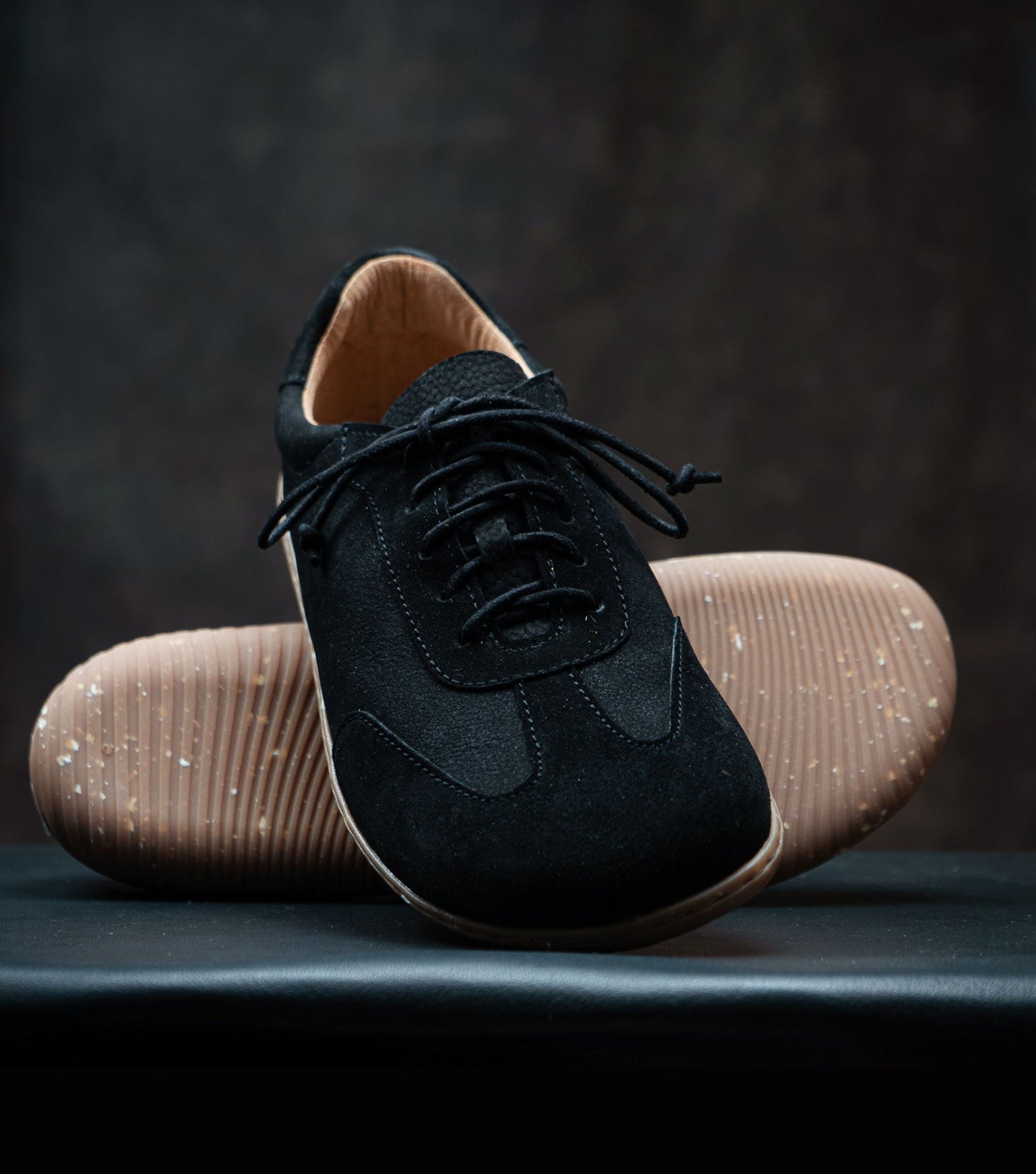 Barefoot Retro Trainers by Gaucho Ninja | Black Trainers