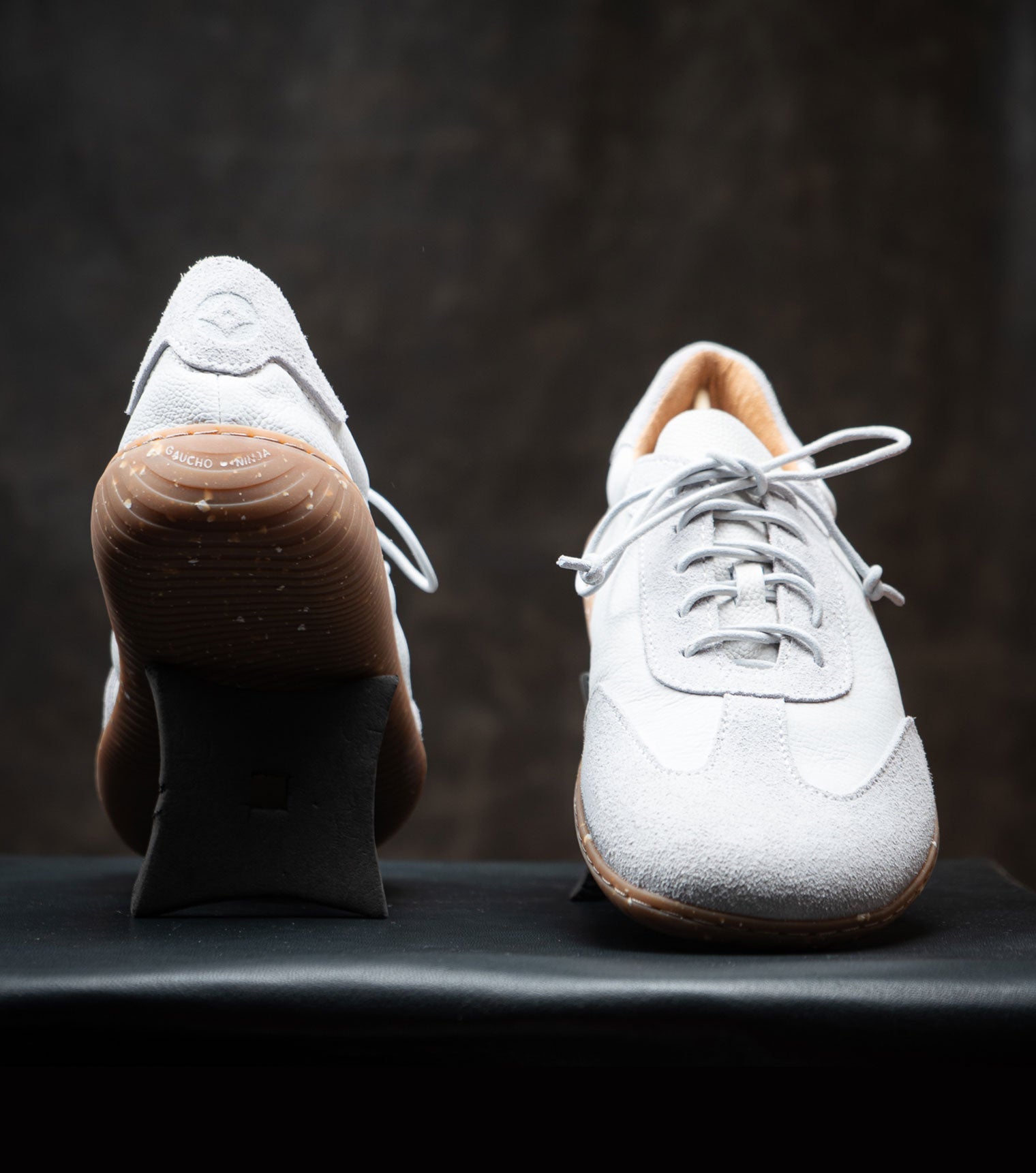 Barefoot Retro Trainers by Gaucho Ninja | White Sneakers