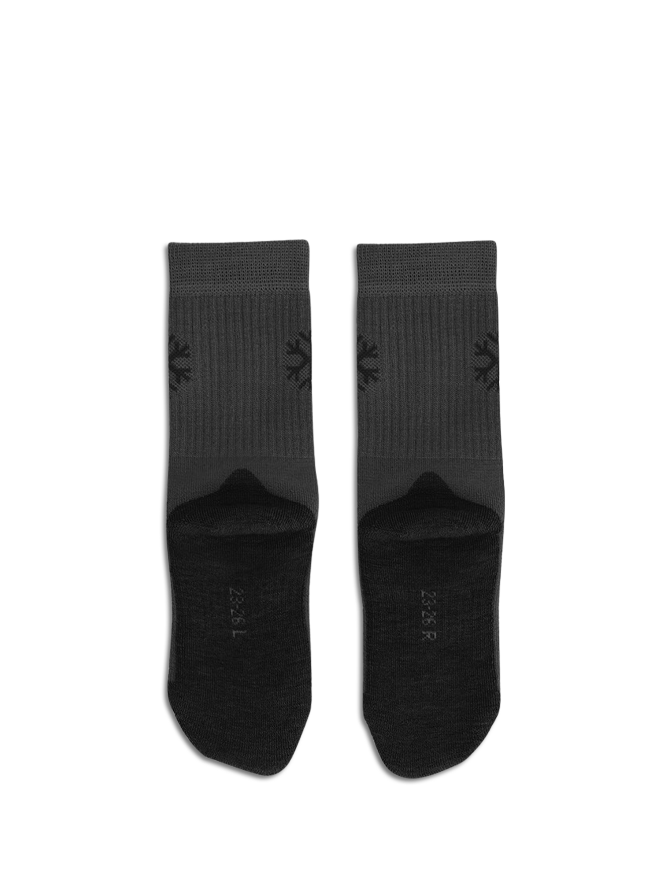 Kids barefoot Socks Be Lenka Kids - Crew - Merino Wool - Grey
