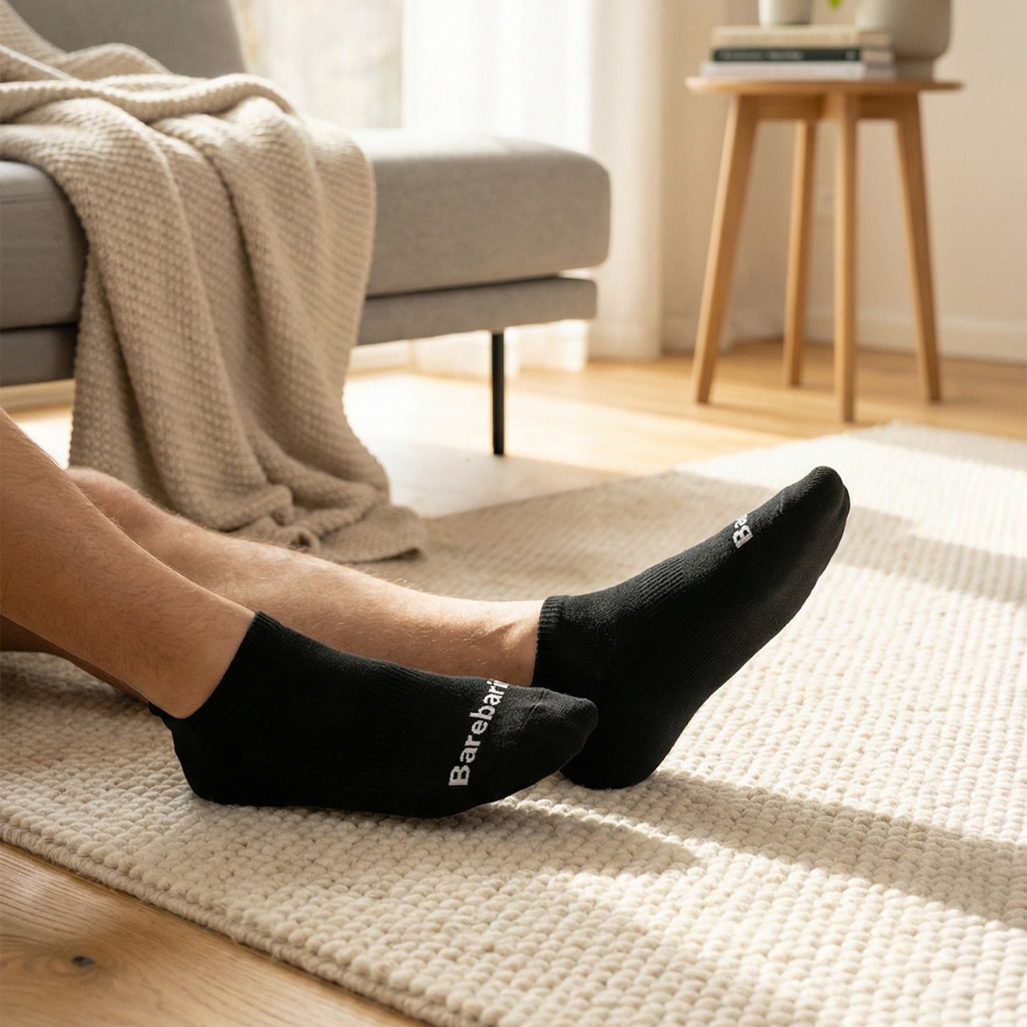 Barebarics - Barefoot Socks - Low-cut - Black