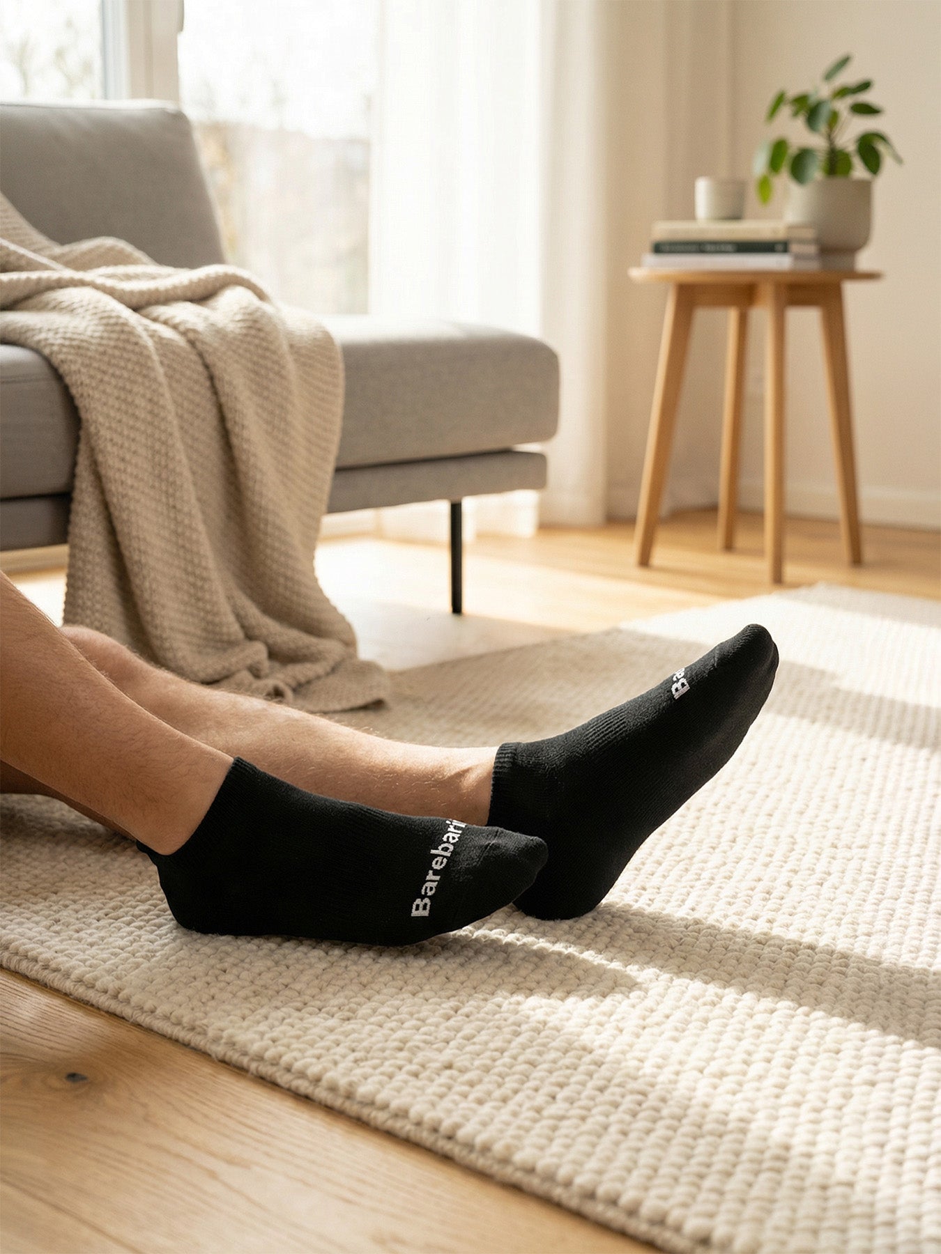 Barebarics - Barefoot Socks - Low-cut - Black