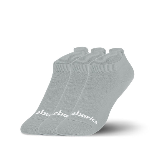 Barebarics - Chaussettes pieds nus - Coupe basse - Gris - Lot de 3