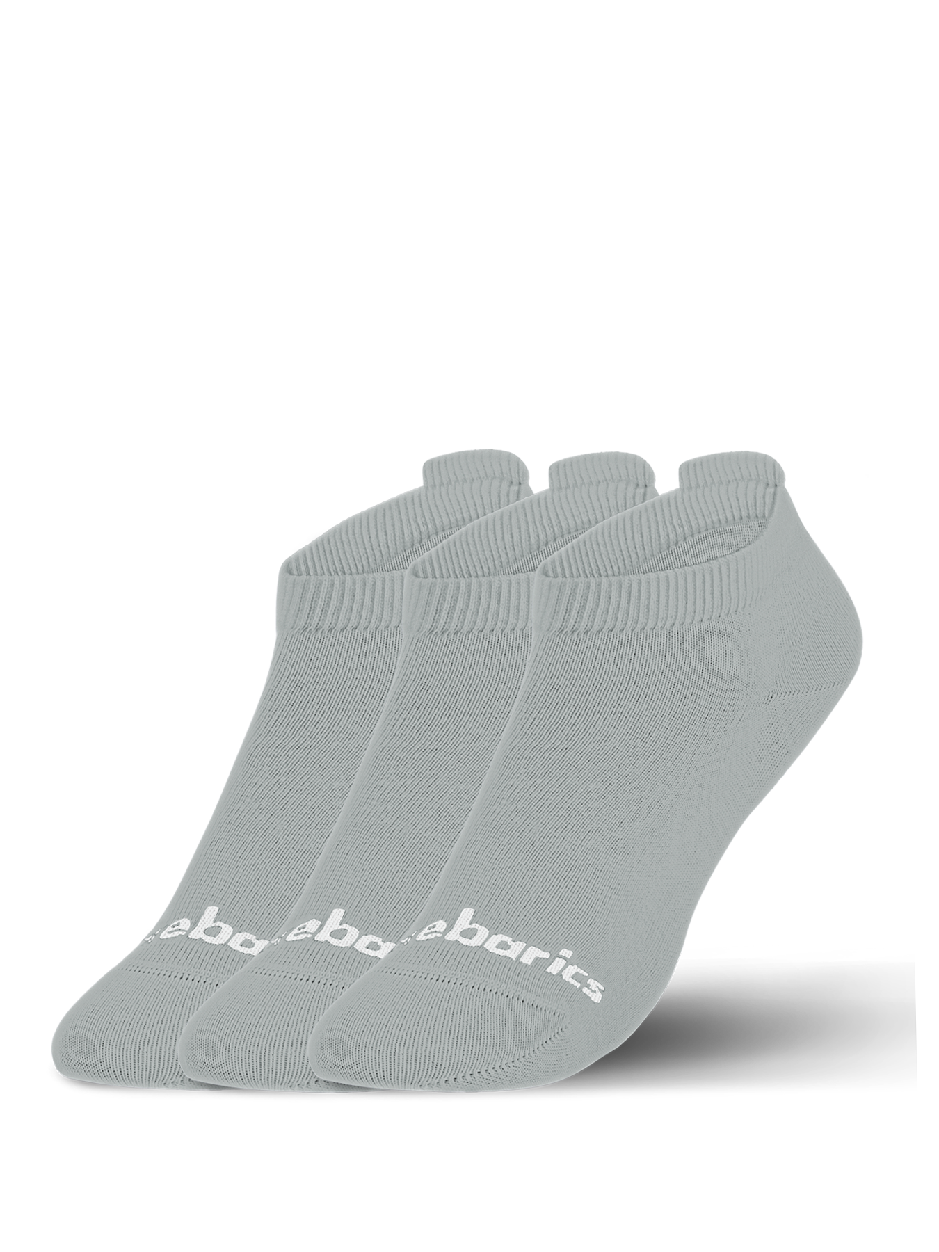 Barebarics - Barefoot Socks - Low-cut - Grey - 3 pack