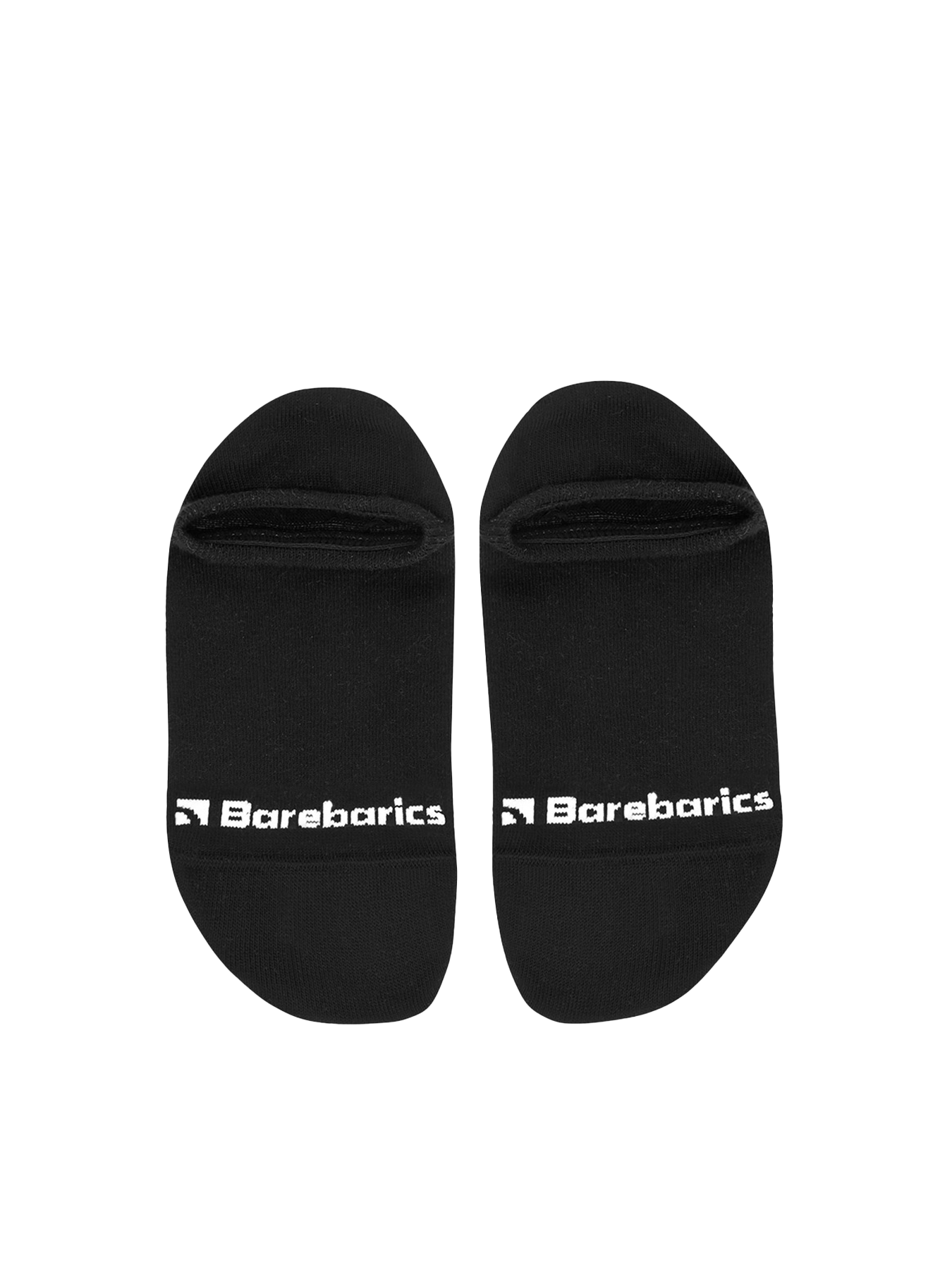 Barebarics - Barefoot Socks - No-Show - Black - 3 pack