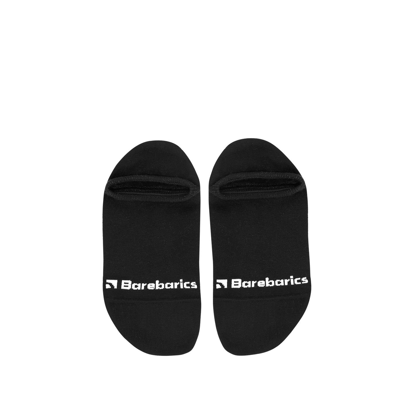 Barebarics - Chaussettes pieds nus - Invisibles - Noir - Lot de 3