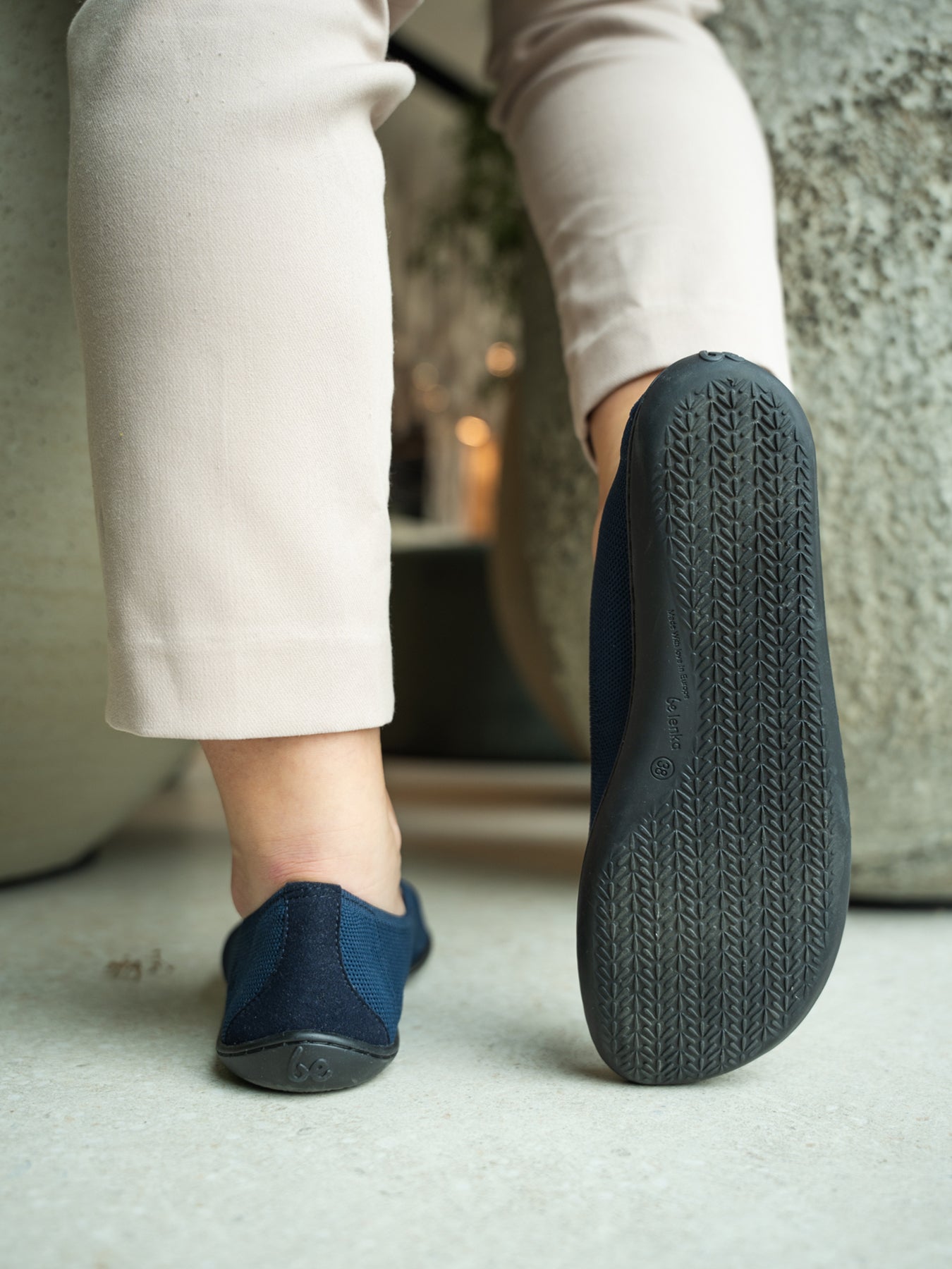 Ballet Flats Be Lenka Delight - Navy & Black