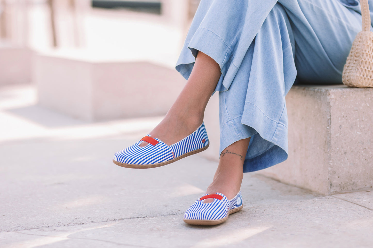 Ballet Flats Be Lenka - Harmony - Blue Stripes