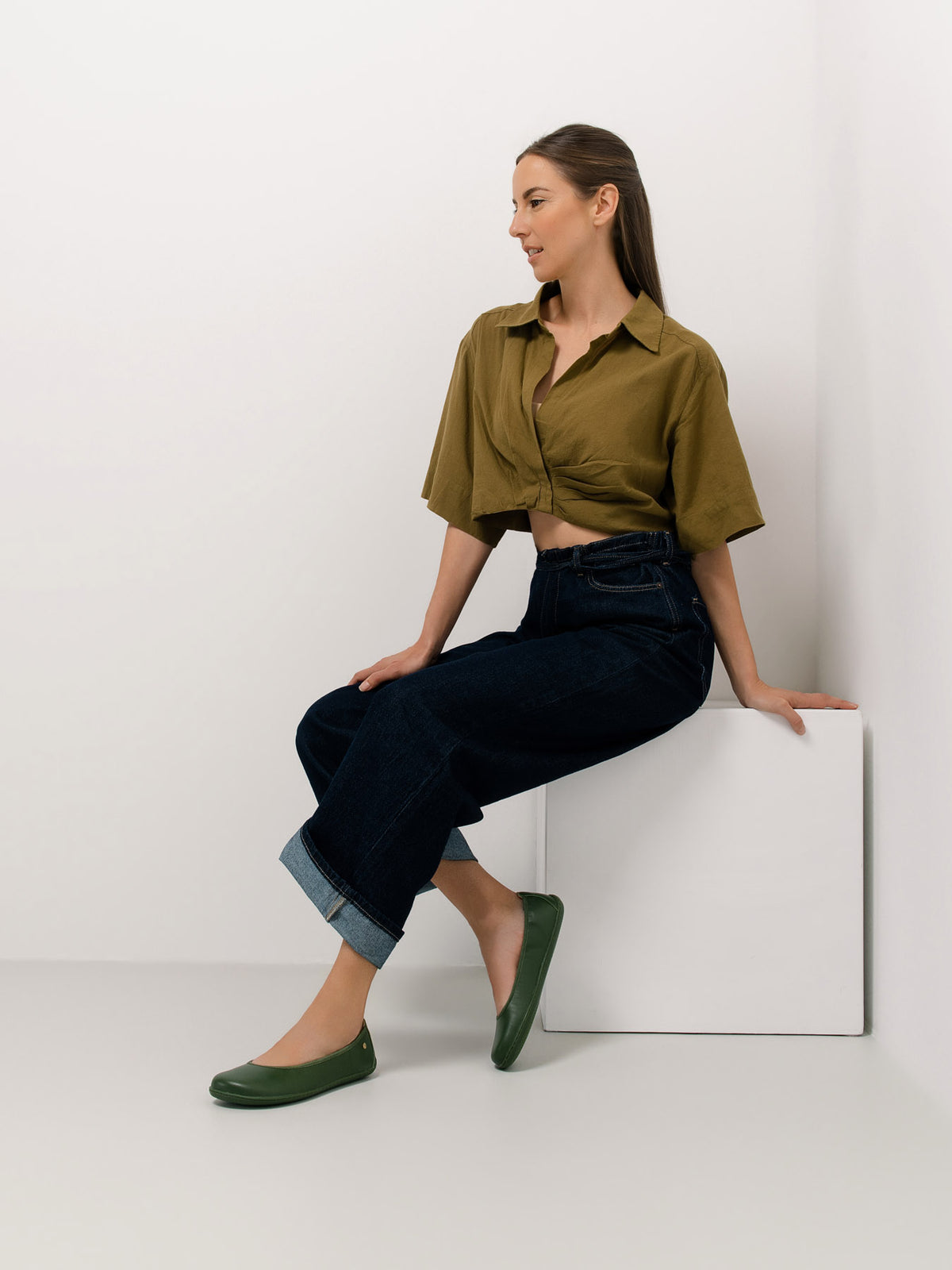 Ballet Flats Be Lenka Sophelia - Olive Green